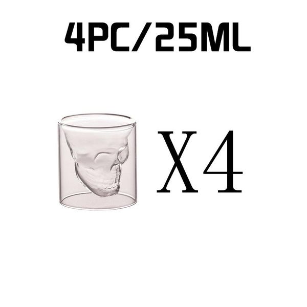 

череп череп кофе молоко чашка чашка коктейль стекло двойное прозрачное пивное вис виски водка водные отены стаканы тумблер бар аксессуары wm