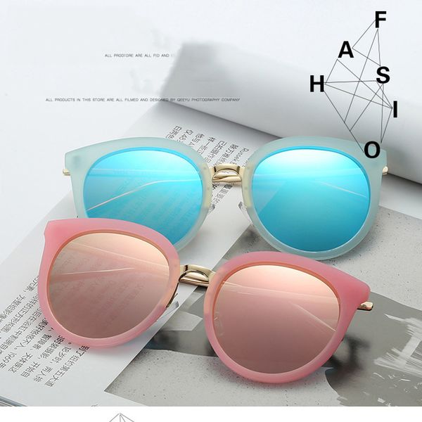 

form of round women's sunglasses designer full-stage luxury fashion metal goggles present wd9938 g2nl, White;black