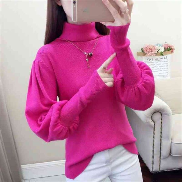 

vy1133 spring autumn winter women fashion casual warm nice sweater woman female ol turtleneck long sleeve knit top, White;black