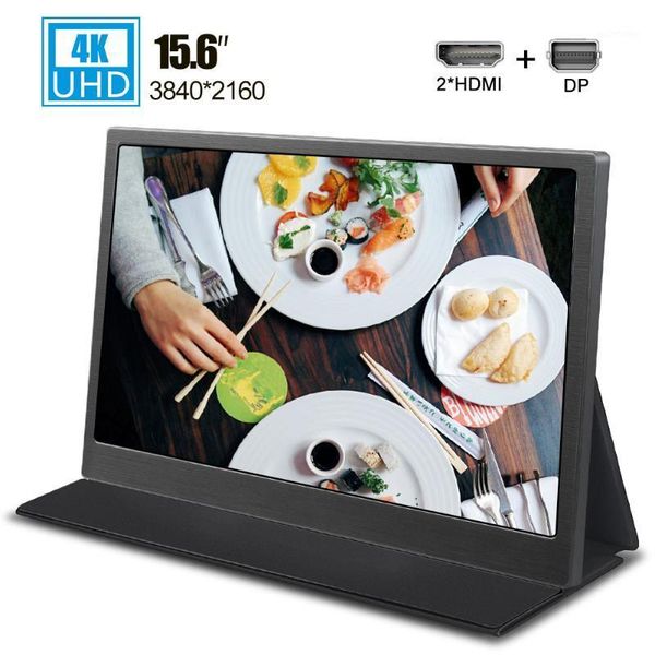 

15.6 4k portable monitor ips screen 3840x2160 uhd lcd display witn type c screen dual speakers for bank lapphone computer1