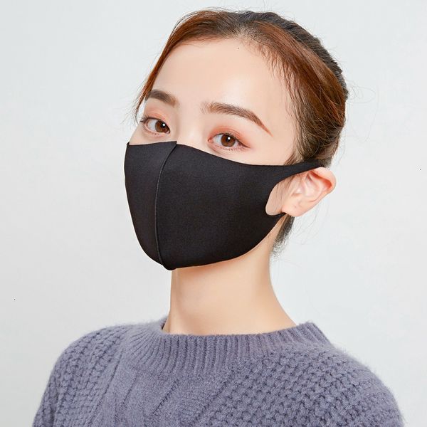 

mask for mouth face cycling dust camping women diy washable anti cotton cover black travel niqve