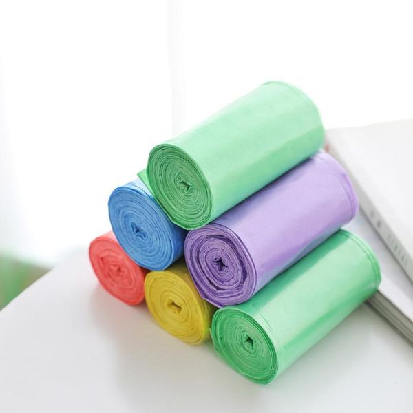 

1 rolls garbage bags single color thick convenient environmental cleaning waste bag plastic trash bags small garbage b bbykjz
