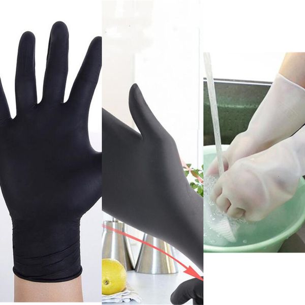 

gloves pack for disposable nitrile 20pcs 100pcs ren multipurpose work glove protective non-slip t4ln
