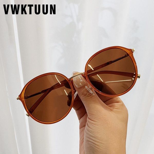 

sunglasses vwktuun polarized women men oversized vintage round sun glasses driving eyewear mirror shades driver uv400, White;black