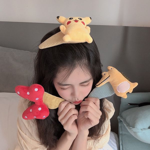 

wash factoryyqpmwomen's gatzl red online cute face cartoon bangs oversized facial mask headdressbb hairpin clip headdres