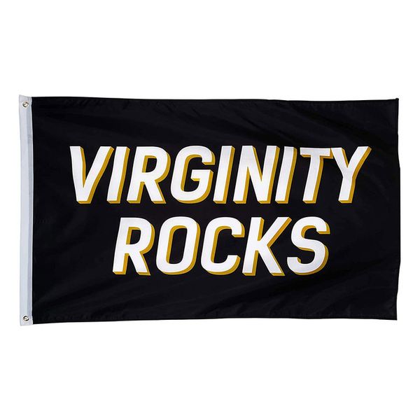3x5ft Black Danny Duncan Virginity Flags, 100% poliestere Design personalizzato Pubblicità da appendere all'aperto Tessuto in poliestere per interni, Spedizione gratuita