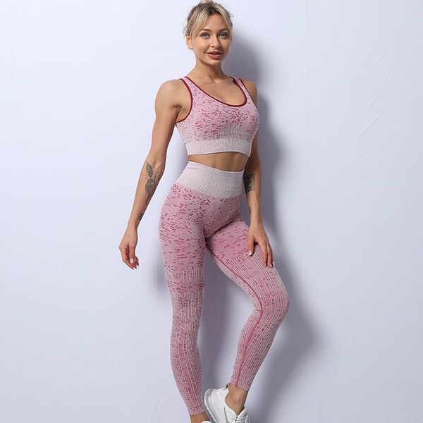 

yoga outfits seamles sport set women purple two 2 piece crop t-shirt bra legging sportsuit workout outfit fitness wear gym sets, White;red