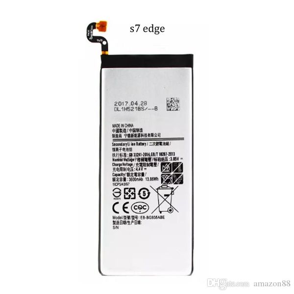 NEUE Ersatzbatterien EB-BG935ABE für SAMSUNG Galaxy S7 Edge SM-G935F G9350 G935FD3600 mAh Telefonakku mit hoher Kapazität