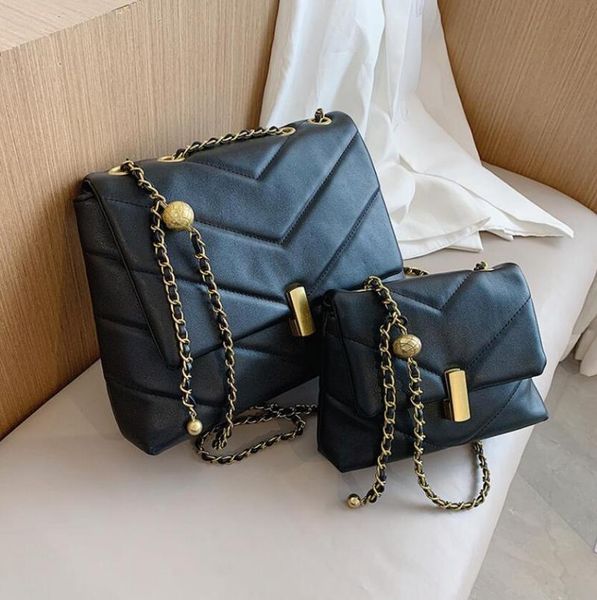 

cross body v-line messenger bag women's fashion pouch a major shoulder bag, handbag and purse with handle
