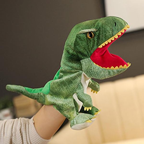 

plush hand puppets crocodile shark frog toy mouth movable kindergarten home interactive kids adults stuffed puppets props wmtyyz