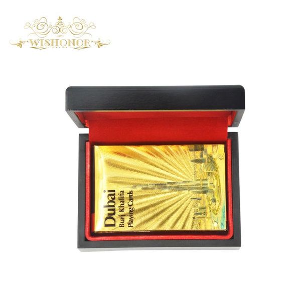 

красочные продукты красочные бурдж дубай обратно 24k золотые игральные карты индивидуальные игранные карты свадьба свадьба wmtuxq