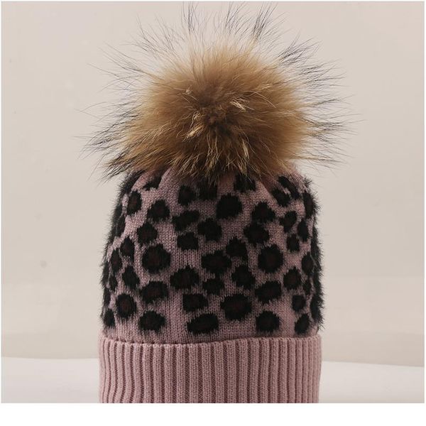 

dankeyisi winter warm knitted hats women natural raccoon fur pompon hat lady thick winter for women cap beani qylznj