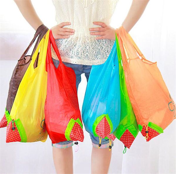 

color home storage large size reusable 11 grocery tote bag portable folding shopping bags convenient pouch gwb3159