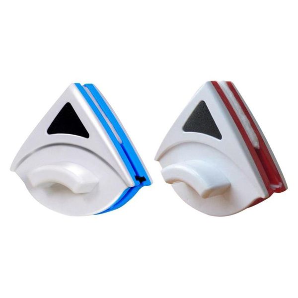 

triangular double-sided window wiper magnetic window cleaning brush glass cleaner home glass dust removal clean tool