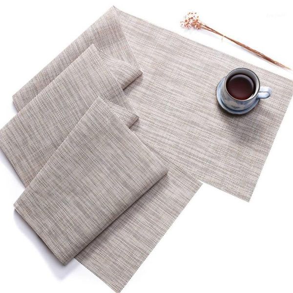 

lanlan stylish knitted placemat thermal insulation table cover for home restaurant-251