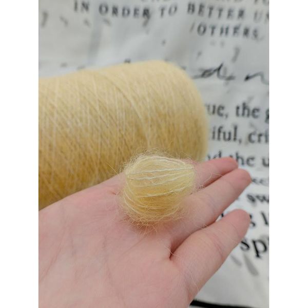 

500g/group wool mohair yarn 1000 meters diy scarf shawl yarn for knitting soft baby sweater hand-knitte qyljan, Black;white