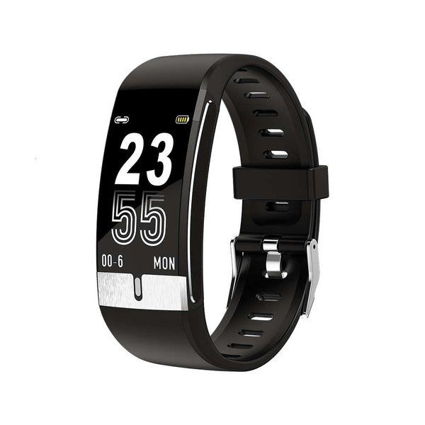 

a new e66 smart bracelet for body temperature, electrocardiogram, blood prsure, oxygen, heart rate monitoring and sports health