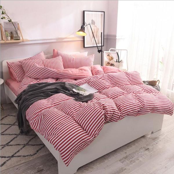 

bedding sets 4 piece set solid color soft duvet cover with bed sheet and 2 pillowcases