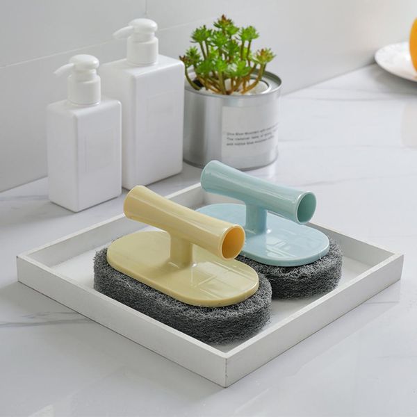 

1pc magic sponge eraser bath brush tiles brush wash pot clean brush sponge bathroom accessories kitchen cleaning h wmtdbe