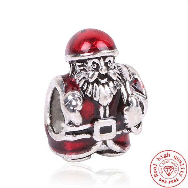 

pink starfish santa snowman red house charm beads fit pandora bracelet necklace silver color pendant jewelry bbyruy sweet07