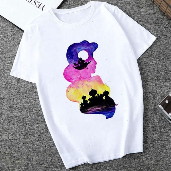 

2021 harajuku fashion tshirt summer for women kawaii princess trend vogue t shirt thin section friends tumblr shirts, White