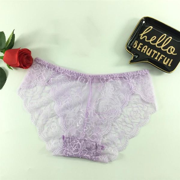 

women's panties womail sleepwear womans brief seamless hollow out solid low waist nylon intimates, Black;pink