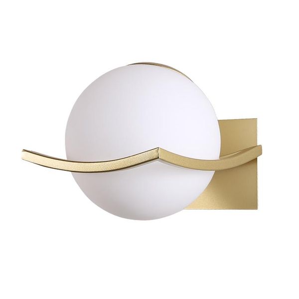 

wall lamp nordic foyer living room corridor led e27 modern glass ball sconce bedroom light fixture for home decoration