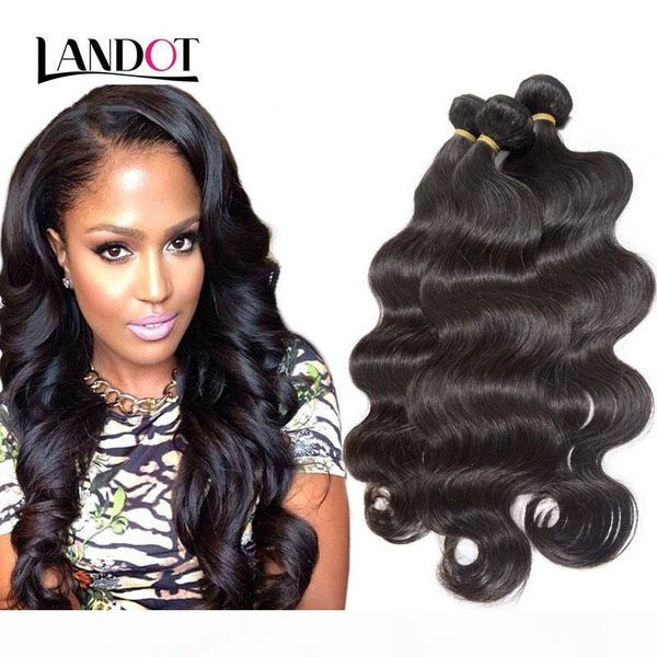 

brazilian virgin hair body wave unprocessed peruvian indian malaysian cambodian remy human hair weave bundles natural black full extensions