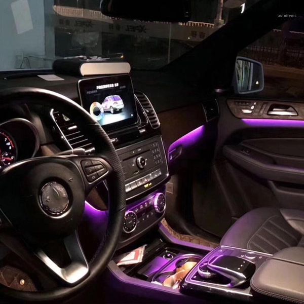 

interior&external lights for gle gls class w292 w166 x166 door gle400 gle63 panel led ambient lamp atmosphere lighting center console part1