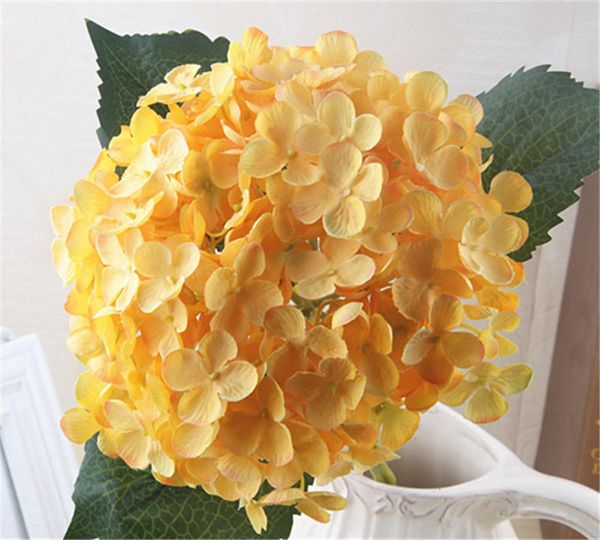 

artificial hydrangea flower simulation silk bouquet diy home wedding decorative flowers for birthday party festival 1 nhv89