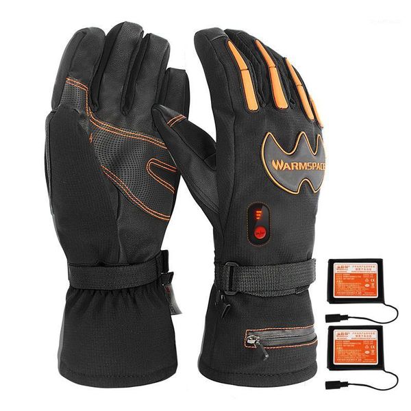 

winter ski heated gloves windproof motorcycle warm usb powered heating gloves for men women1