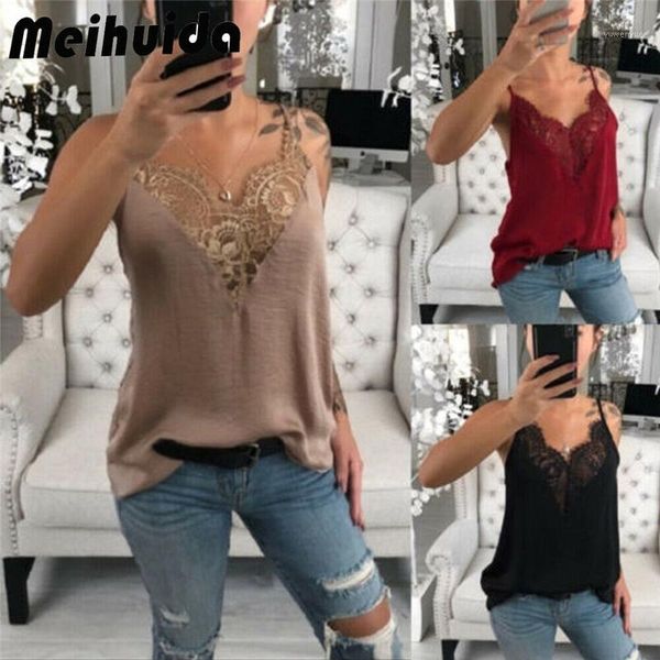 

s-2xl tank women lace vest sleeveless camisole crop female loose summer plus size casual v-neck lace shirt xxl1, White