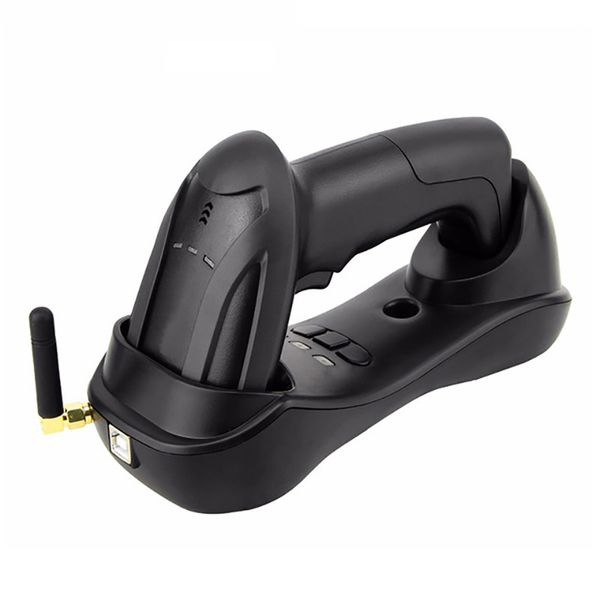 

barcode scanner automatic scan handheld 1d/2d qr code reader for inventory pos terminal wireless wired bar h8