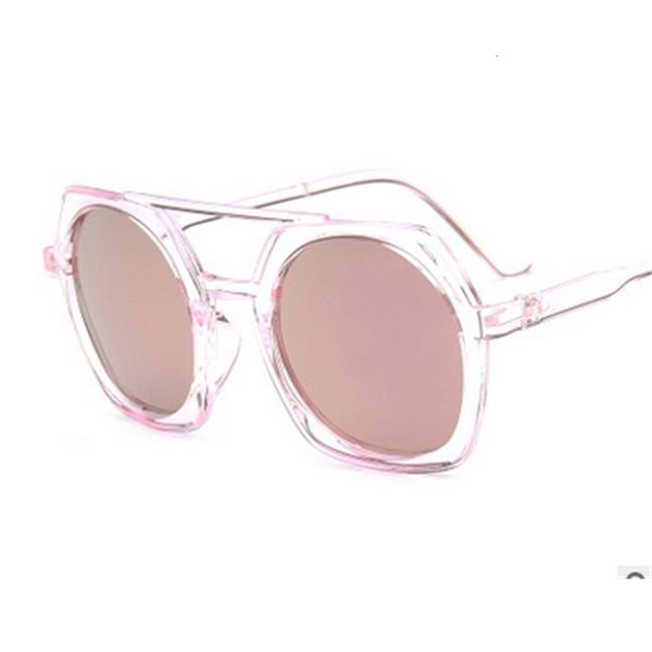 

women/men sunglasses vintage round frame coating fashion lens sun glasses oculos de sol 5109, White;black