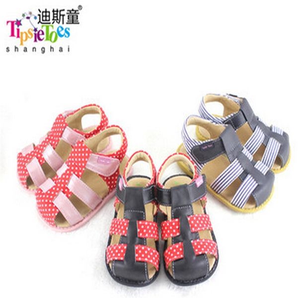 

tipsietoes brand 2020 girls fashion baby shoes sandals soft breathable cool comfortable kids children male 21032 leather casual lj200826, Black;red