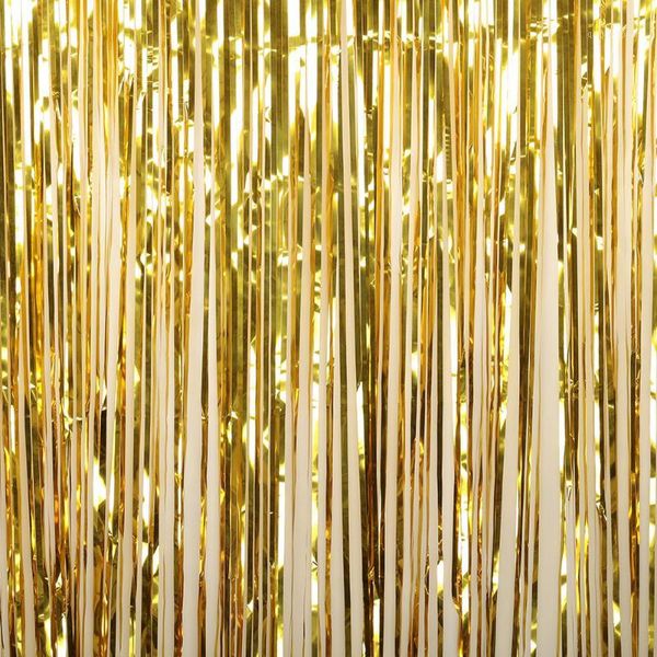

curtains door decoration tinsel 8 color golden party supply wedding foil1