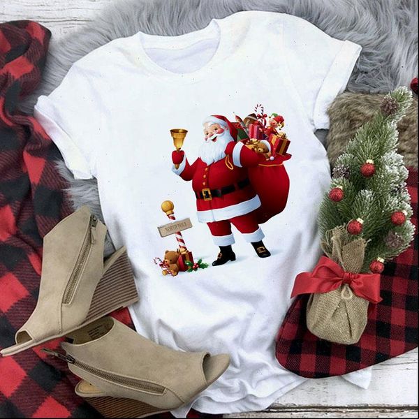 

zoganki women funny cute merry christmas ladies tshirt female womens kawaii t tee shirts t shirt short sleeve, White