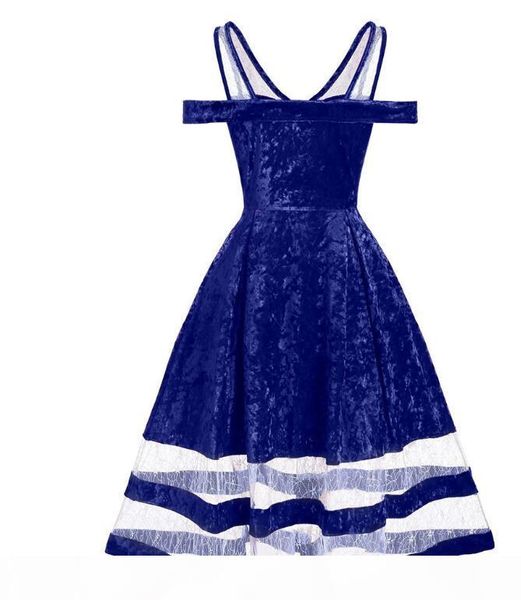 

new womens party night princess christmas velour full dresses off sleeve club mesh legging winter gift size s-3xl, White;black