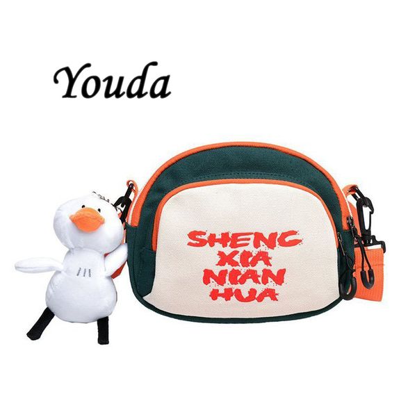 

youda cute crossbody bag for women 2020 new tooling small canvas art korean student shoulder bags mobile phone coin handbag c1223