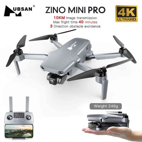 

hubsan zino mini pro se 249g gps drone with 4k camera 3-axis gimbal quadcopter 45mins 10km obstacle avoidance professional dron
