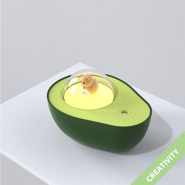 

humidifiers portable air humidifier avocado style desknight light water diffuser rechargeable heavy fog mist maker