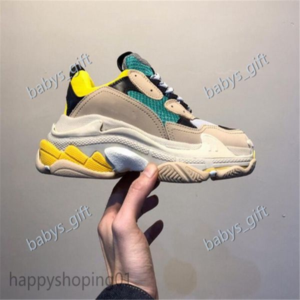 

2021 name desig triple s balan shoes ciaga clear bubble midsole men's women's women's green black white triple-s casual sneak