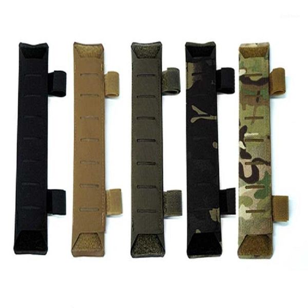 

back support 1pair tactical vest plate carrier shoulder pad laser cutting pad1, Black;blue
