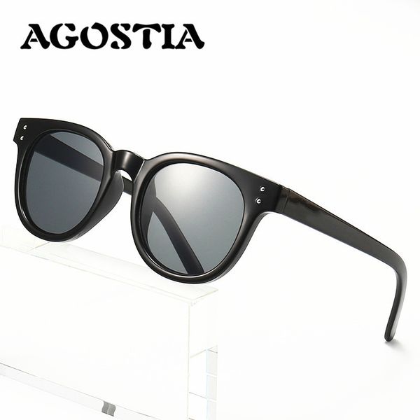 

мужчины и женщины ретро мода круглые солнцезащитные очки