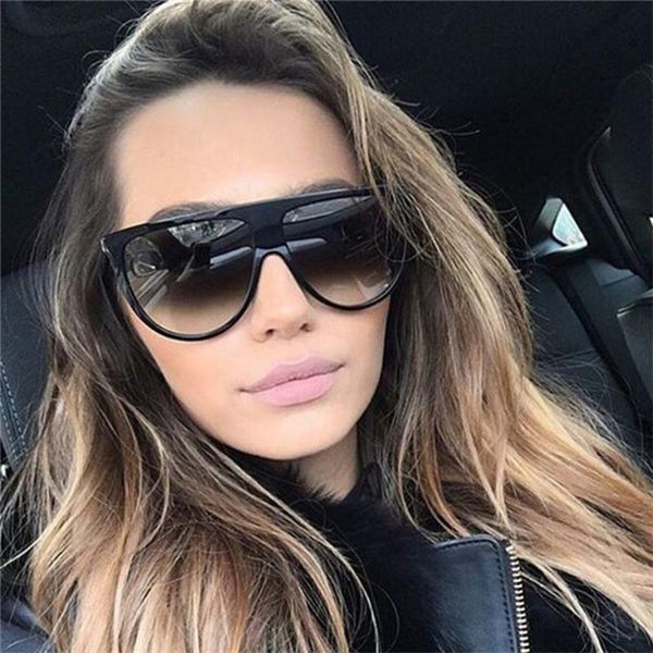 

sunglasses chun brand designer women gradient lens sun glasses full frame shades ladies oculos uv400 m164b, White;black