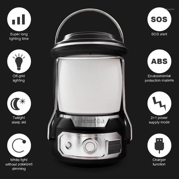 

handheld spotlight lantern multifunctional 3 mode usb charging light outdoor tent lamps camping supplies1