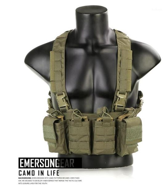 

Emersongear Tactical simple Chest Rig chest hanging1, Black;blue