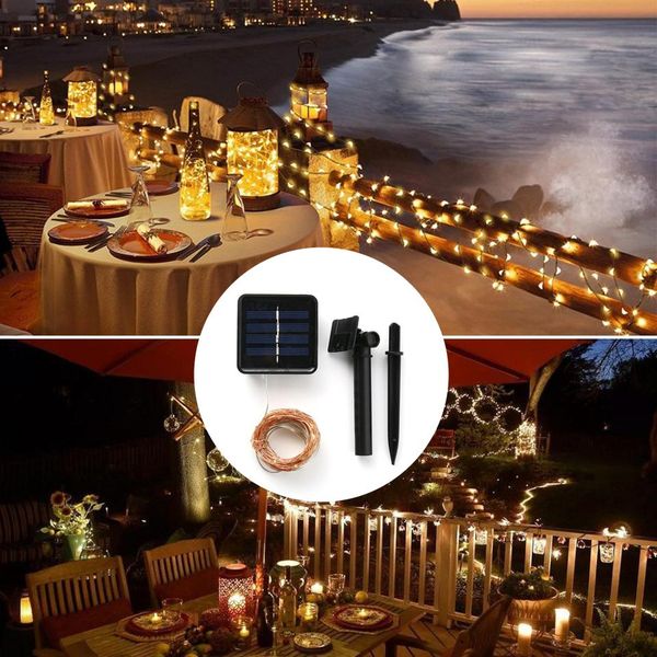 

2 5 10 20m garland string lamp usb fairy lights led outdoor solar string lights wedding xmas christmas holiday decoration lights wmtmkp