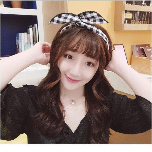 

q bohemia style hair hoop women hairband wide head band elastic hair accessorie bowknot hair band bezel diy h qyllyk