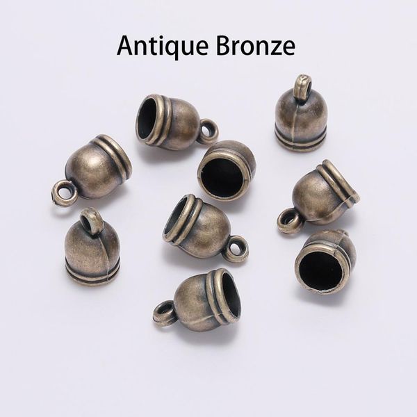 

50pcs/lot necklace end tip tassel caps beads cap end cap for jewelry making findings diy handmade accessories supplies sqcdcf